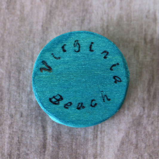 Aqua Stained Token
